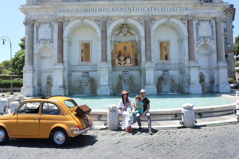 Fiat Cinquecento Vintage Rome City & Photo Tour - Good To Know