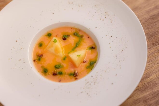 Fine Dining Experience Inside an Orchard in Nagano - Scenic Dining Environment