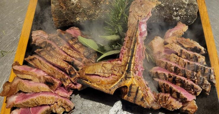 Fiorentina Steak Communal Dinner @ Ancient Tuscan Farmhouse! - Dining Experience