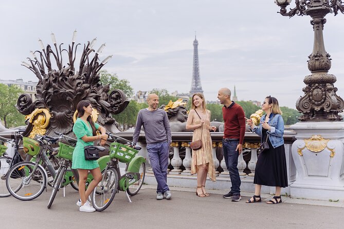 First Day in Paris : All Inclusive Bike Tour Wine & Cheese Tasting - Tour Highlights