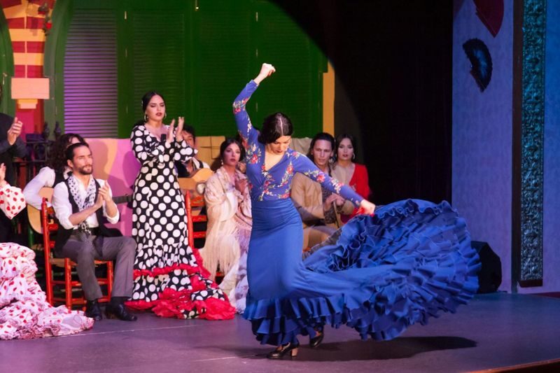 Flamenco show at El Palacio Andaluz in Seville - A full flamenco set at El Palacio Andaluz