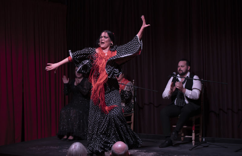 Flamenco Show Ticket at Palau Dalmases in Barcelona - A small stage where footwork matters