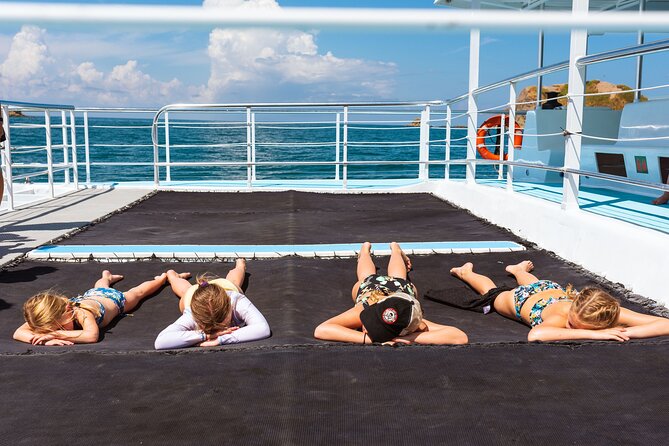 Flamingo Family Fun Catamaran Snorkel:Comfortable Shaded Seating - Expectations and Accessibility