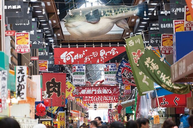 Flavors of Osaka Kuromon Market Food Tour With a Master Guide - Common Questions
