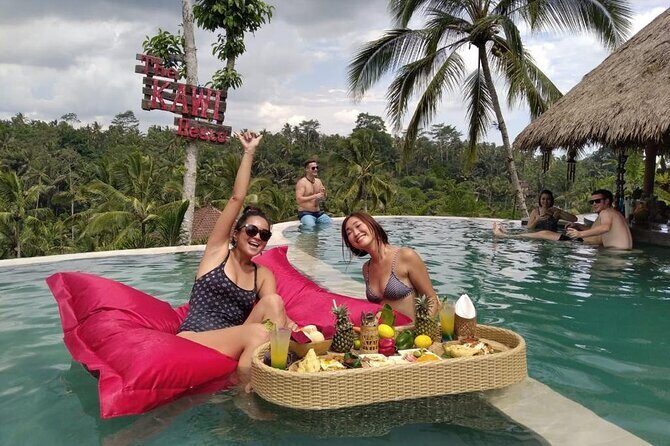 Floating breakfast for a resort feel + Ubud + Tegalalang Rice Terrace Private Tour 8 hours/Hotel transfer included - FAQs