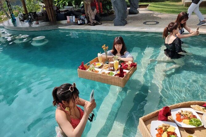 Floating breakfast for a resort feel + Ubud + Tegalalang Rice Terrace Private Tour 8 hours/Hotel transfer included - The Sum Up