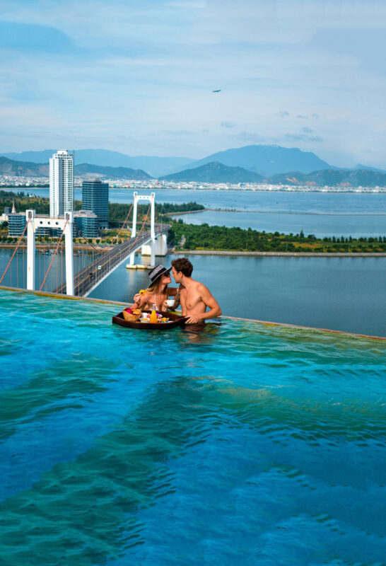 Floating Breakfast On Infinity Pool At Wyndham Danang Golden Bay - Is the price fair?