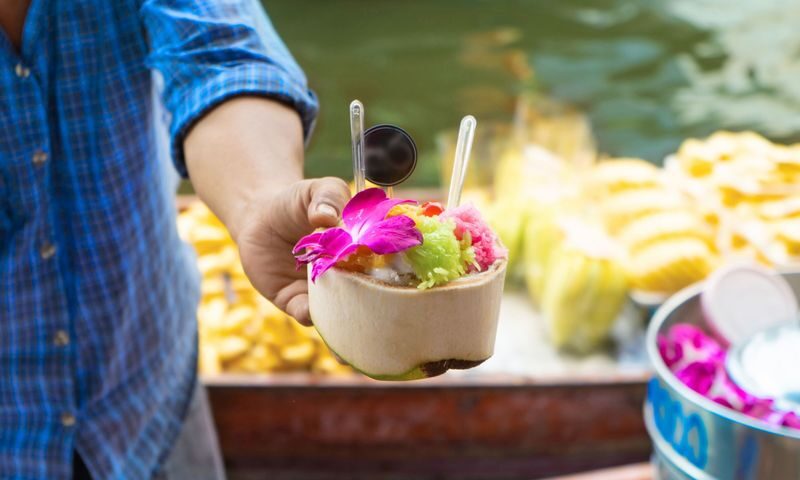 Floating Market & Maeklong Railway Market Round-trip by PandaBus - A 30-minute elephant-camp stop, with details left open