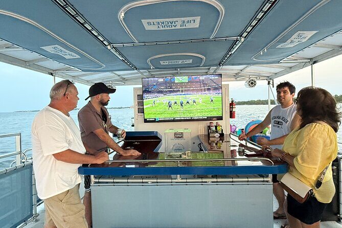 Floating Tailgate Tour at Crab Island and Watch Football on Water - What the Tour Entails: A Detailed Look