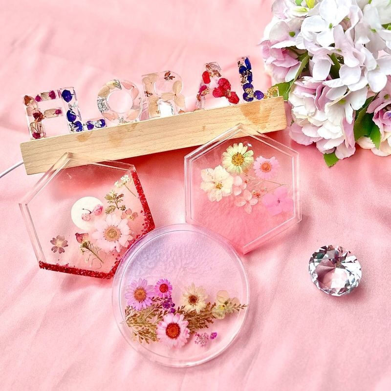 Floral Resin Coaster Workshop by Floral Knots at Orchard Gateway - What to know before you book