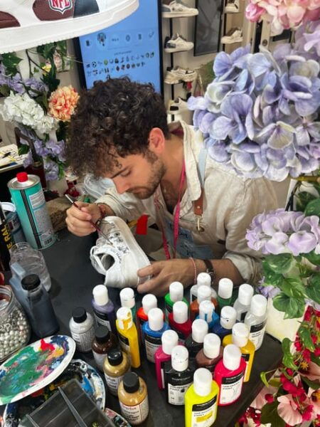 Florence: Custom Sneaker Making Experience With Wine Tasting - Booking Instructions