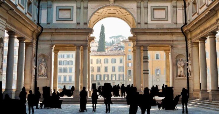 Florence: E-Golf Cart Tour With Uffizi Gallery Guided Visit - Tour Itinerary