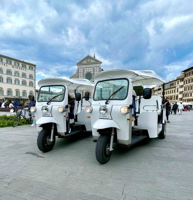 Florence: Eco Golf Car & ETUK TUK City Tour - Booking Information