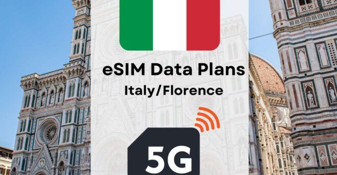 Florence: Esim Internet Data Plan for Italy High-Speed 4g/5g - Avoiding Roaming Fees