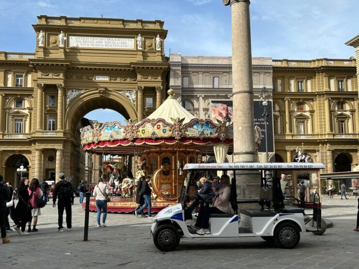 Florence: Golf Cart Tour With Panoramic Views - Multilingual Features and Itinerary