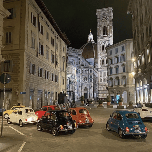 Florence Night Drive: Vintage 500 Self-Drive, 20:30-22 - Driving Experience