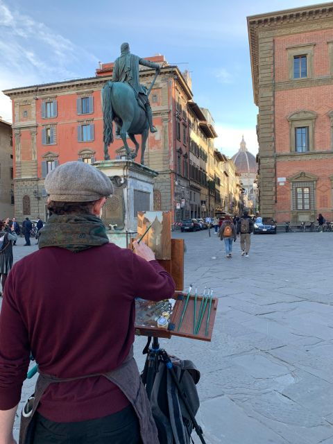 Florence: Paint&Wine Activity - Painting Process Details