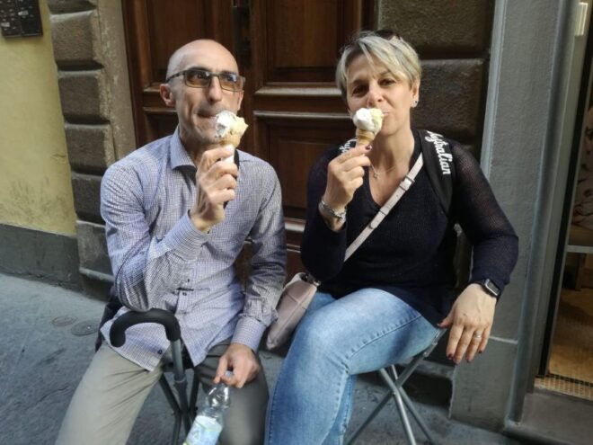 Florence: Private Sit and Walk With Ice Cream! - Itinerary Overview