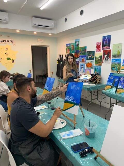 Florence: Sip & Paint - Painting Class & Local Wine Tasting - Good To Know