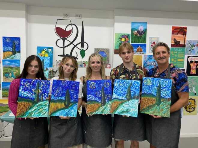 Florence: Sip & Paint - Painting Class & Local Wine Tasting - Reservation and Cancellation Policy
