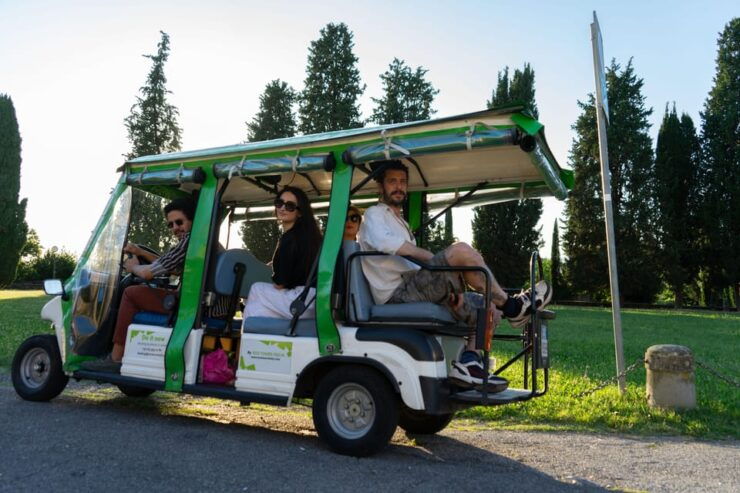 Florence Sunset Golf Cart Tour at Michelangelo Square - Key Highlights