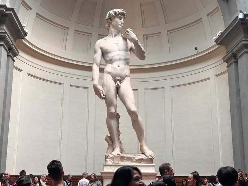 Florence:Accademia + David Entrance Ticket +Agudio Guide APP - FAQ