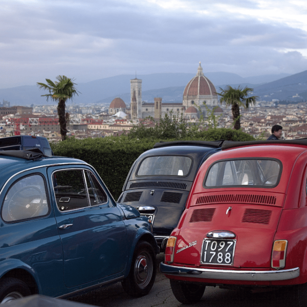 Florentine Afternoon: Fiat 500 Self Drive, 16-18 - Driving Through Florence