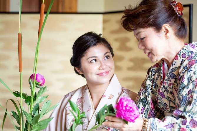 Flower Arrangement Experience With Simple Kimono in Okinawa - Common Questions