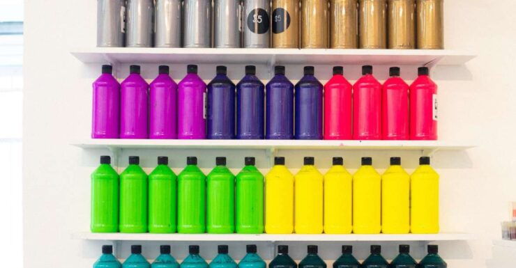 Fluid Art - Artistic Fusion of Colors