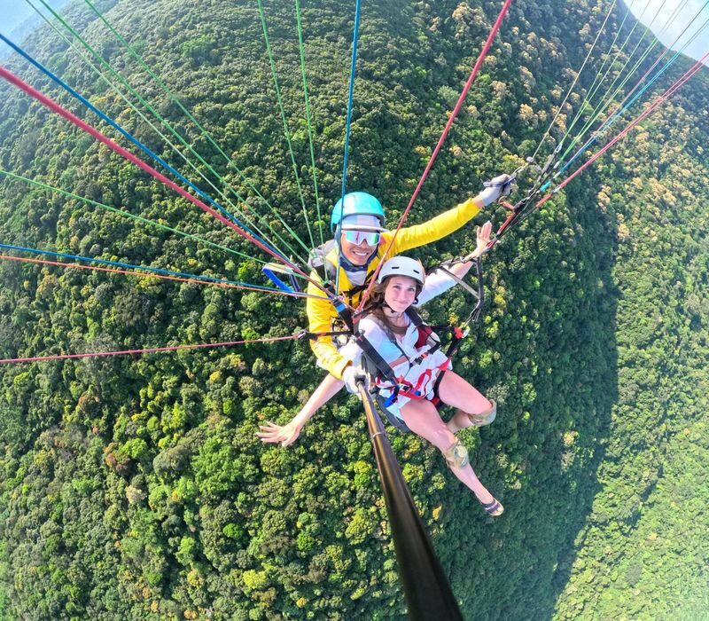 Fly Over Tam Dao Mountain - Paragliding Experience near Hanoi - A short flight above Tam Dao