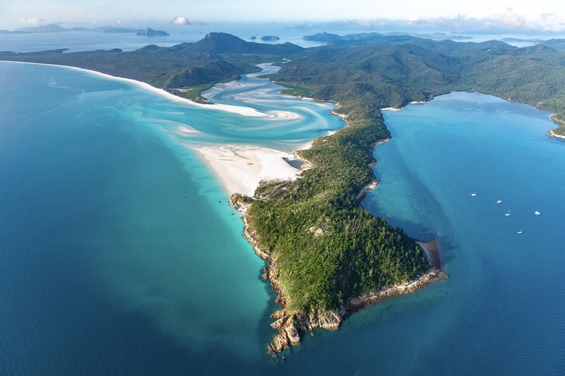 Fly Raft Experience with Scenic Flight and Ocean Rafting - Whitehaven Beach and Hill Inlet on foot
