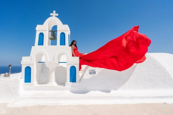 Flying Dress Dream Photoshoot Santorini - Tips for a Successful Photoshoot