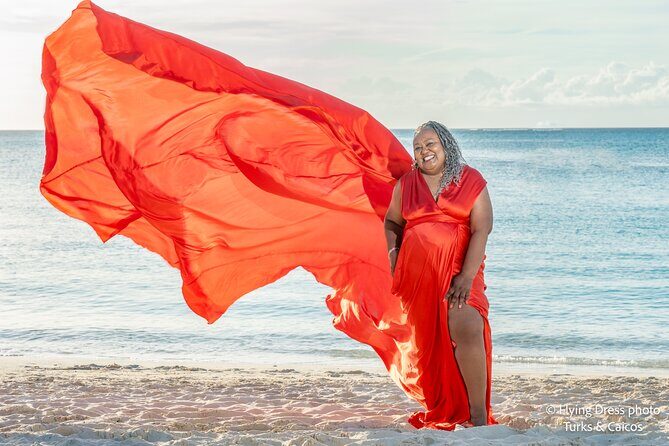 Flying Dress Photo in Turks and Caicos island - Practical Details and Considerations