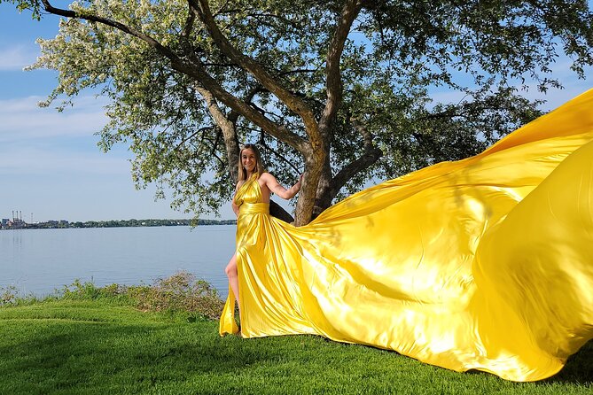 Flying Dress Photo Shoot in Madison WI - Duration and Logistics
