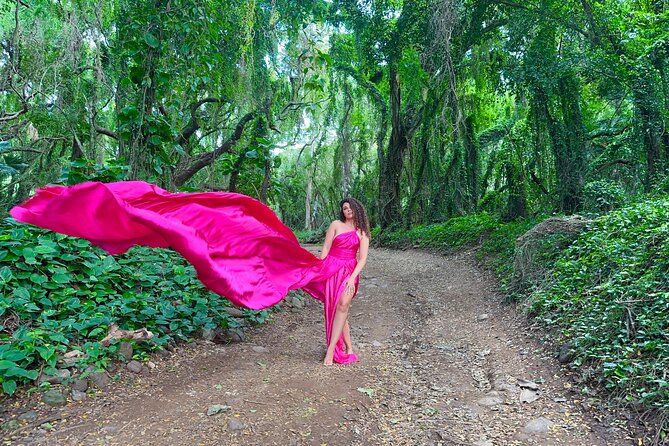 Flying Dress Photo Shoot in Maui - Choosing the Perfect Location