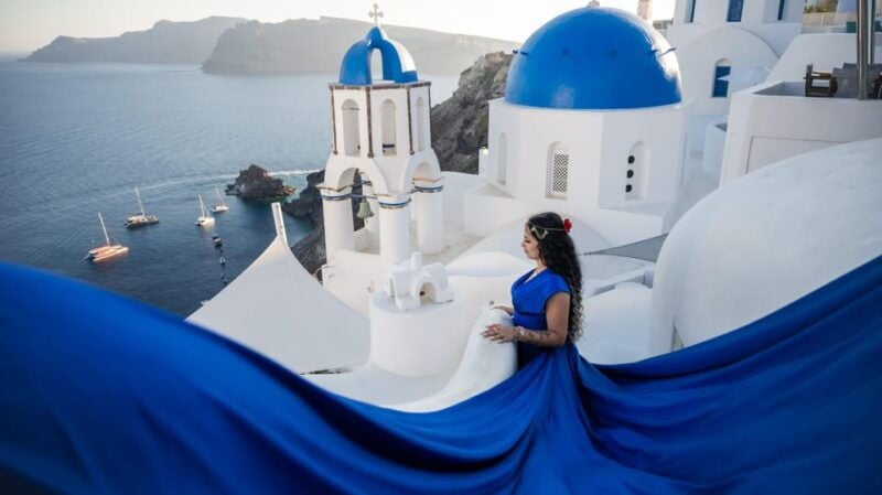 Flying Dress Photography in Oia, Santorini - Flying Dress Photography in Oia, Santorini — A Detailed Review