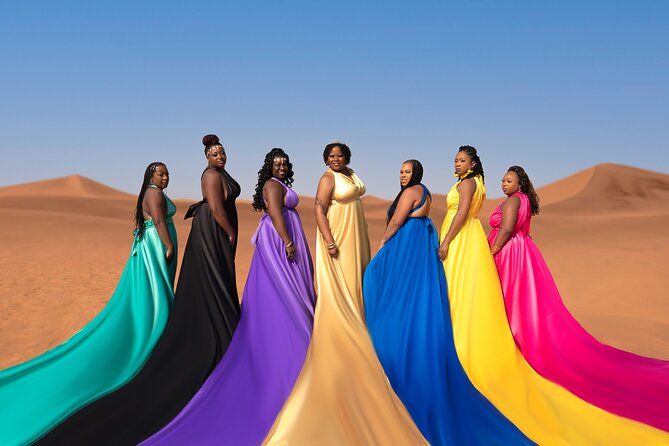 Flying Dress Photoshoot Activity in Dubai - Common Questions