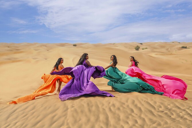 Flying Dress Photoshoot Dubai Individual or Couple Session 2Hours - Dress Code