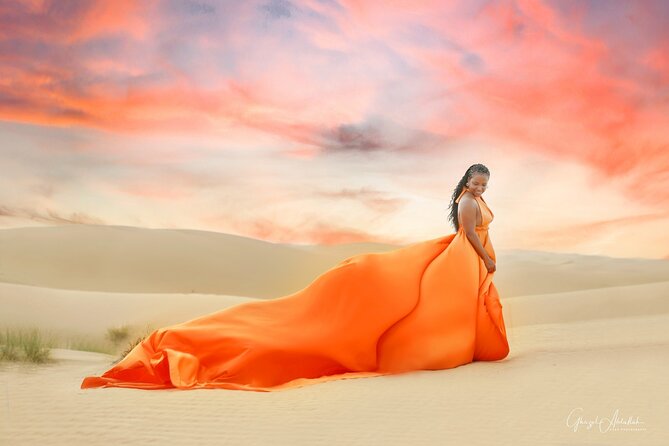 Flying Dress Photoshoot Dubai Individual or Couple Session 2Hours - Booking Confirmation and Accessibility