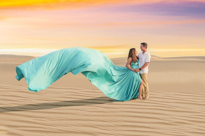 Flying Dress Photoshoot Dubai Solo, Couple and Group Session - The Sum Up