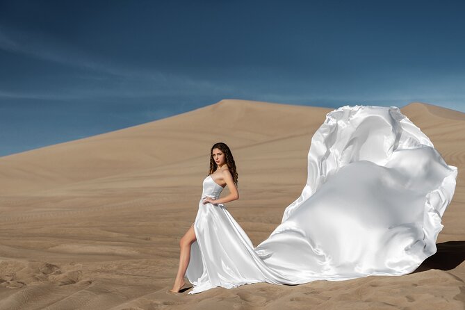 Flying Dress © Photoshoot in Dubais Red Sand Desert - Pickup Details