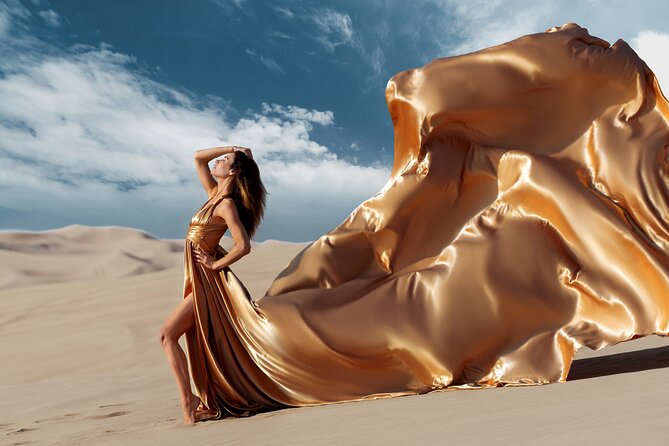 Flying Dress © Photoshoot in Dubais Red Sand Desert - Important Considerations