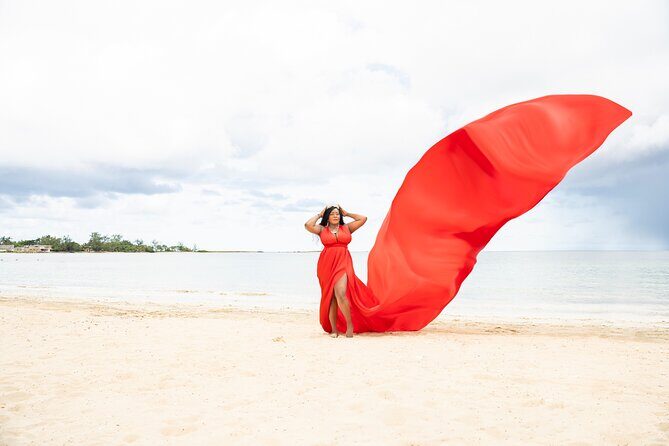 Flying Dress Photoshoot in Montego Bay  Single Person Experience - The Experience: What You Can Expect