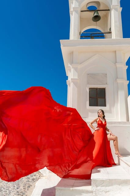 Flying Dress Photoshoot in Santorini - Good To Know