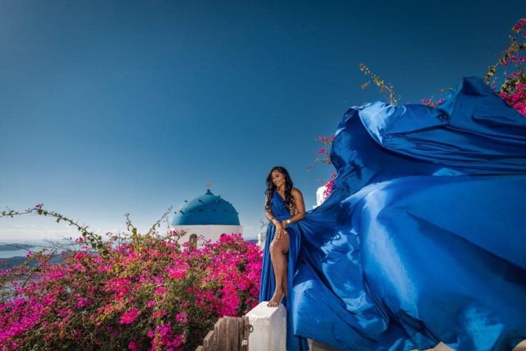 Flying dress Photoshoot in Santorini with Hotel Pickup - Detailed Breakdown of the Itinerary