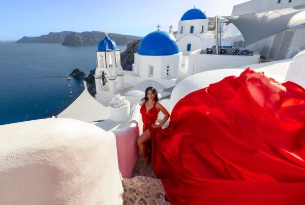 Flying Dress Photoshoot Santorini - Booking Process