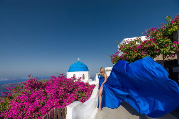 Flying Dress Photoshoot Santorini - Customer Feedback