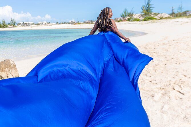 Flying Dress Photoshoot Turks and Caicos - The Setting: Babalua Beach as the Perfect Backdrop
