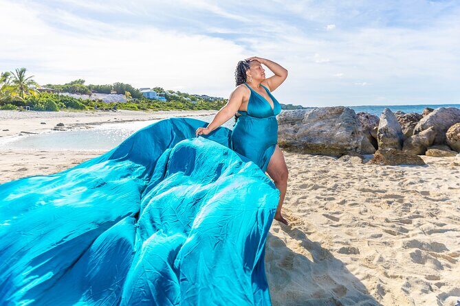Flying Dress Photoshoot Turks and Caicos - Practical Details and Tips
