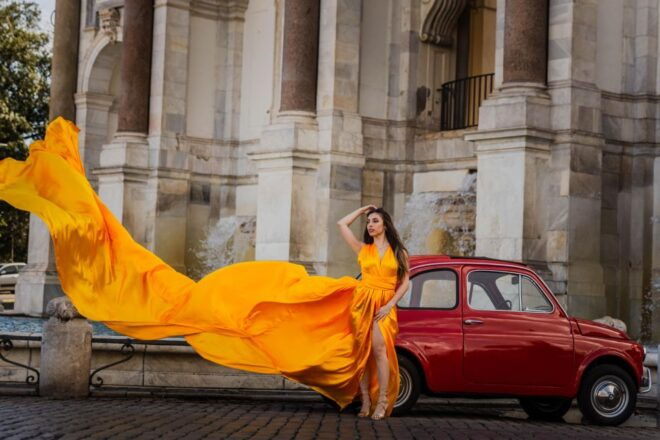 Flying Dress Rome Photoshoot - Experience Highlights